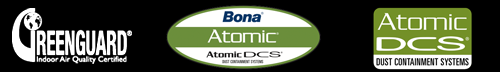 Greenguard indoor air quality certified and Bona Atomic DCS