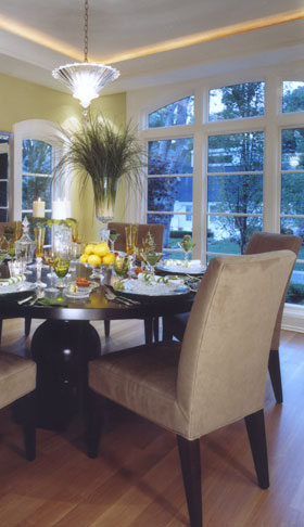 yerke floors dining room with hardwood floors